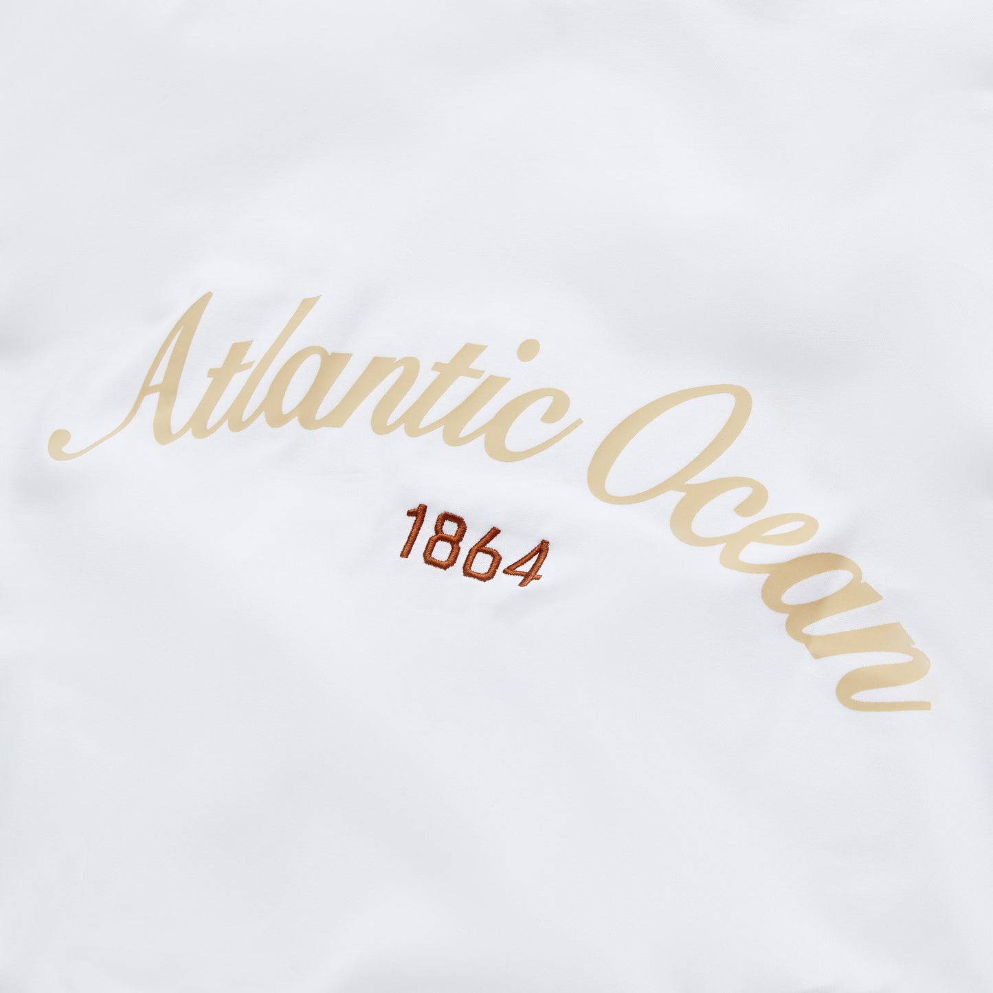WXM Atlantic Oversize T-Shirt - White & Gold