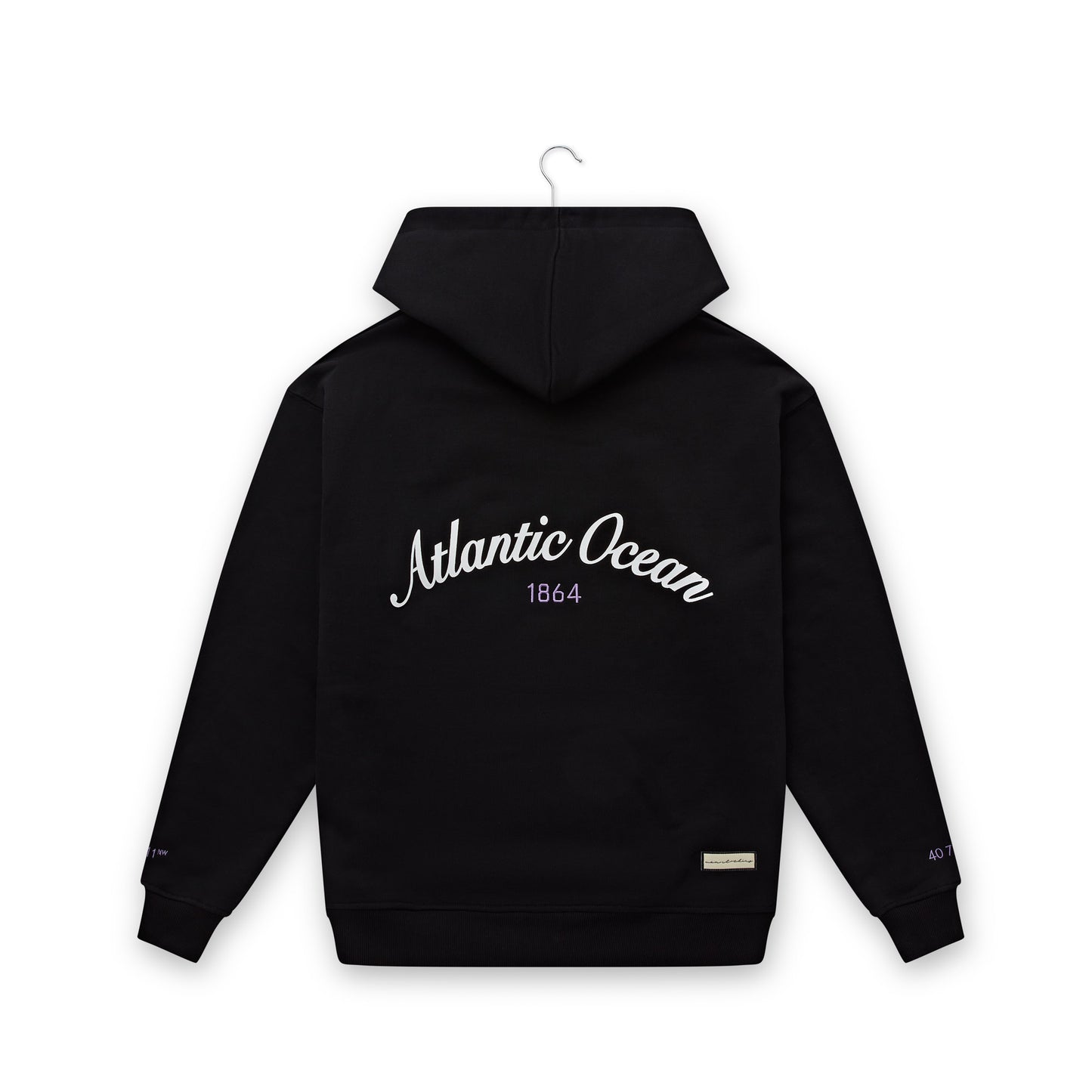 WXM Atlantic Oversize Hoodie - Black & Purple