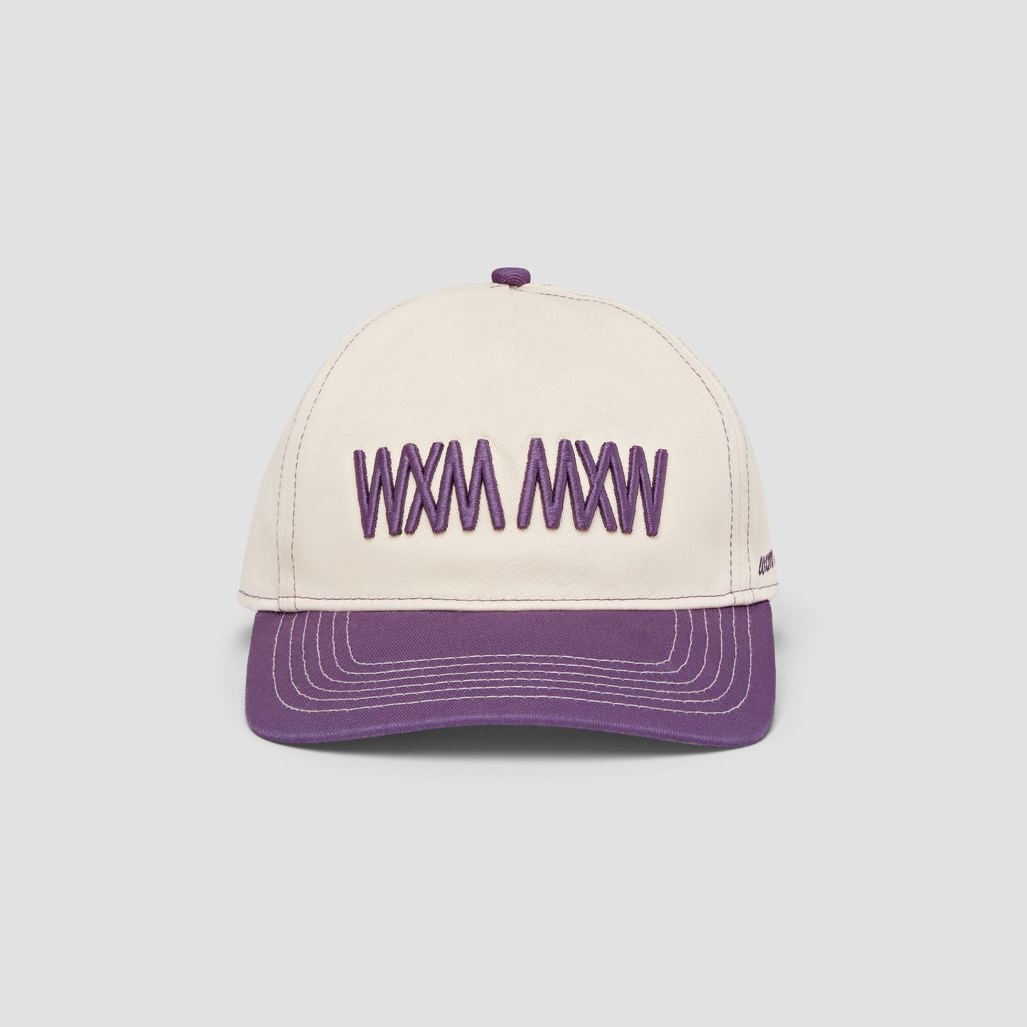 WXM MXW Cap - Cream & Purple