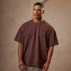 WXM Coffee Acid Wash Oversize T-Shirt