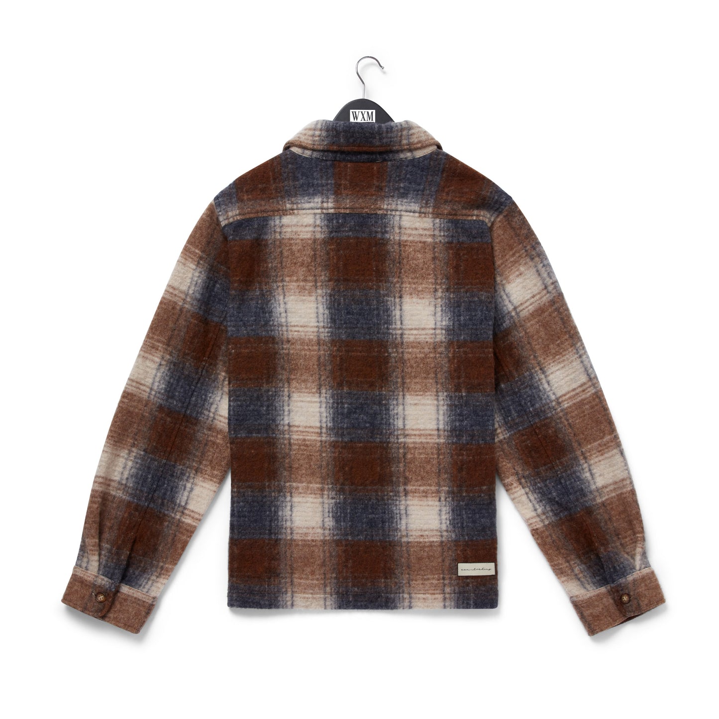 WXM Brown Check Oversize Shirt - Pre-Order