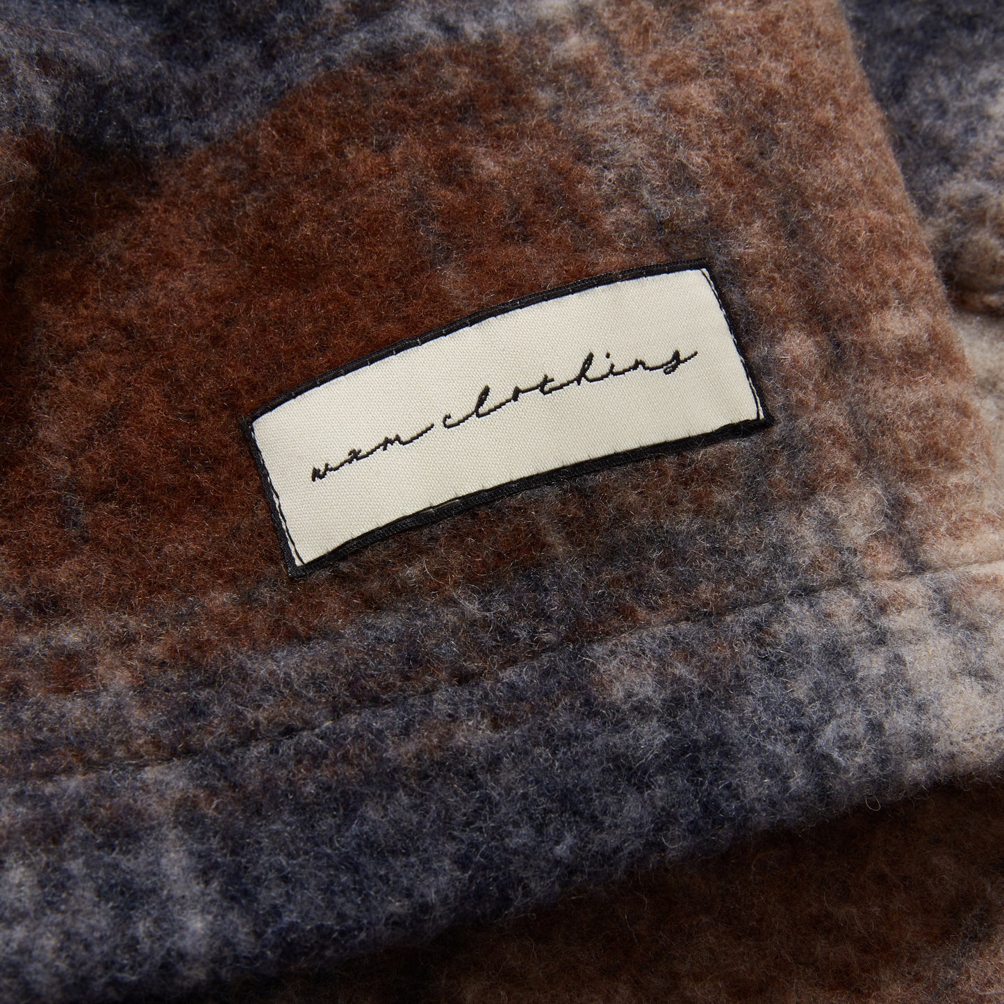 WXM Brown Check Oversize Shirt - Pre-Order