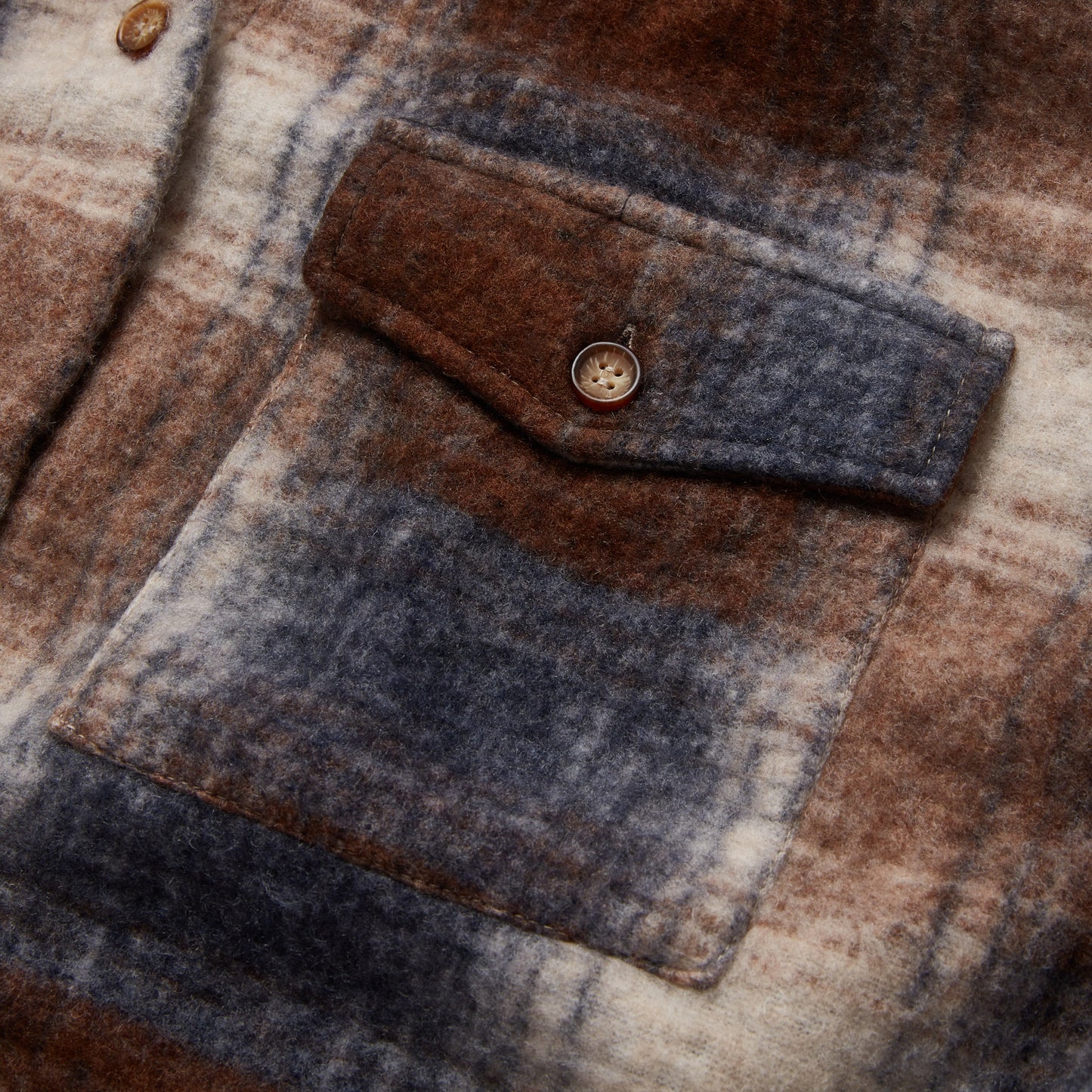 WXM Brown Check Oversize Shirt - Pre-Order