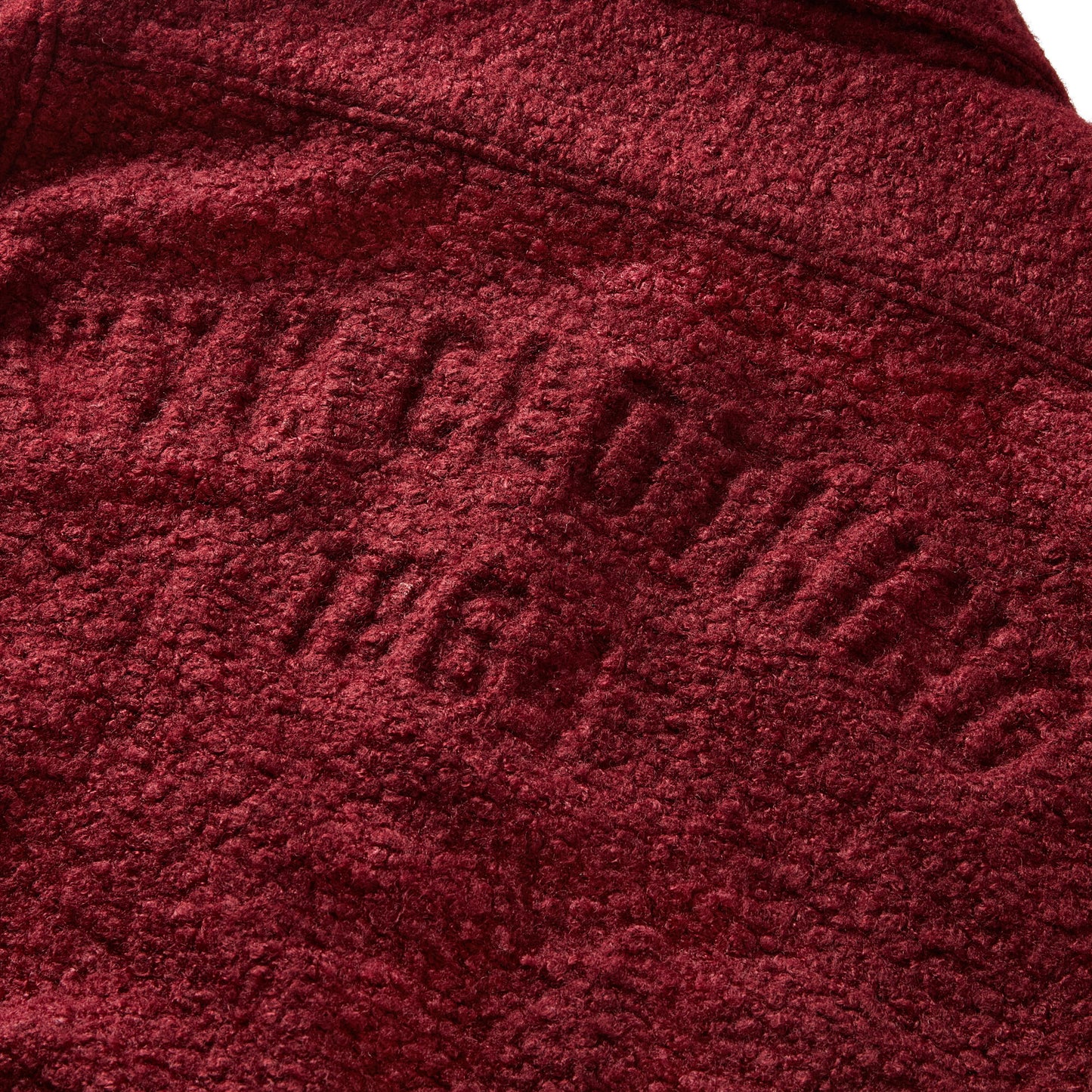 WXM Burgundy Bouclé Jacket