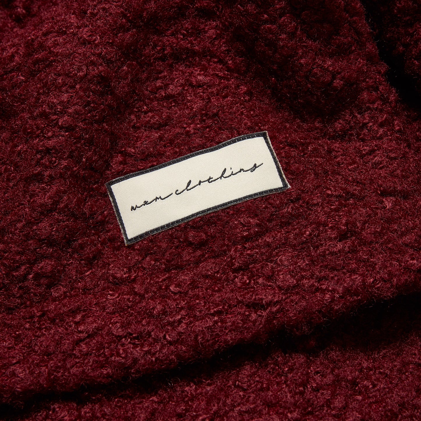 WXM Burgundy Bouclé Jacket