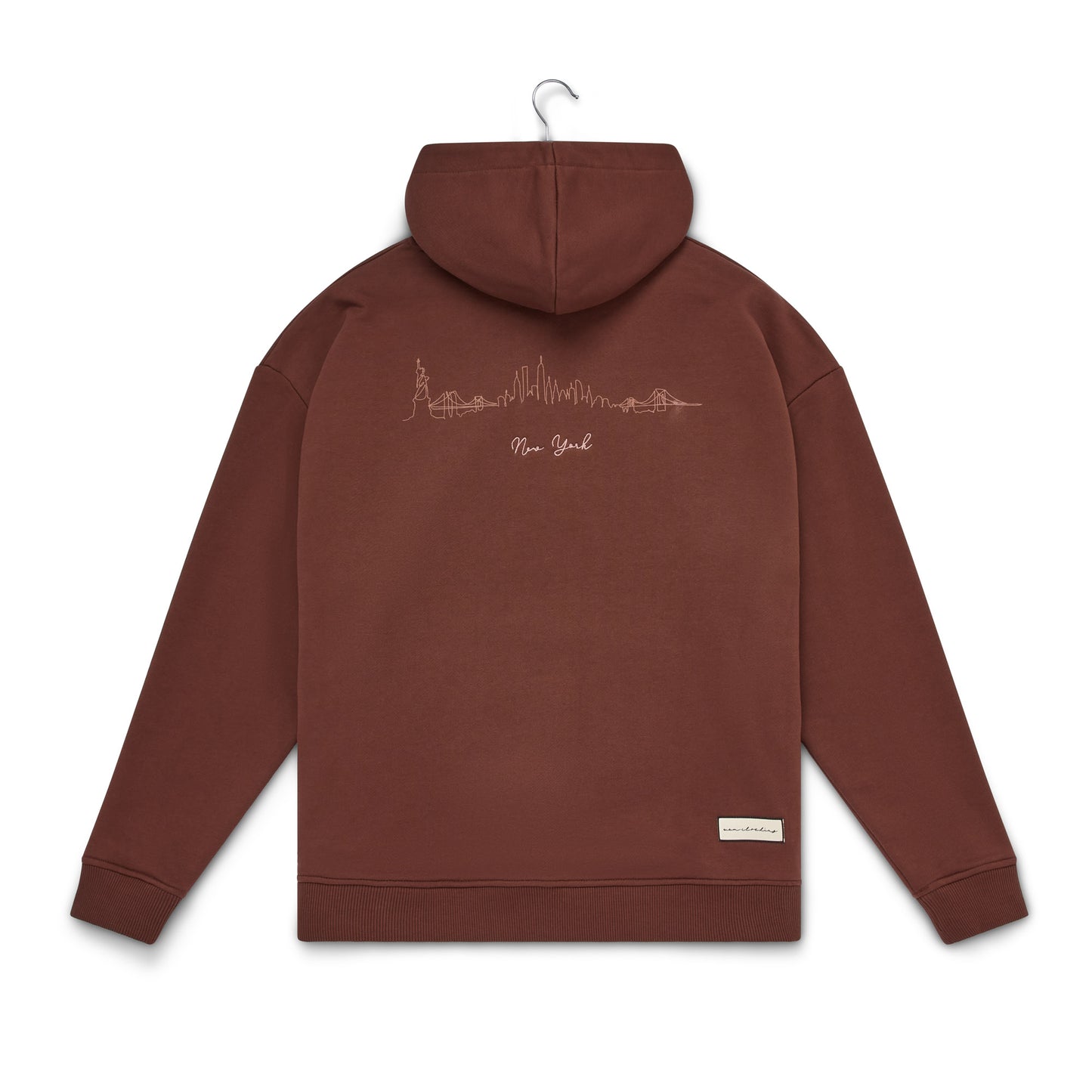 NYC Mocha Relaxed Hoodie