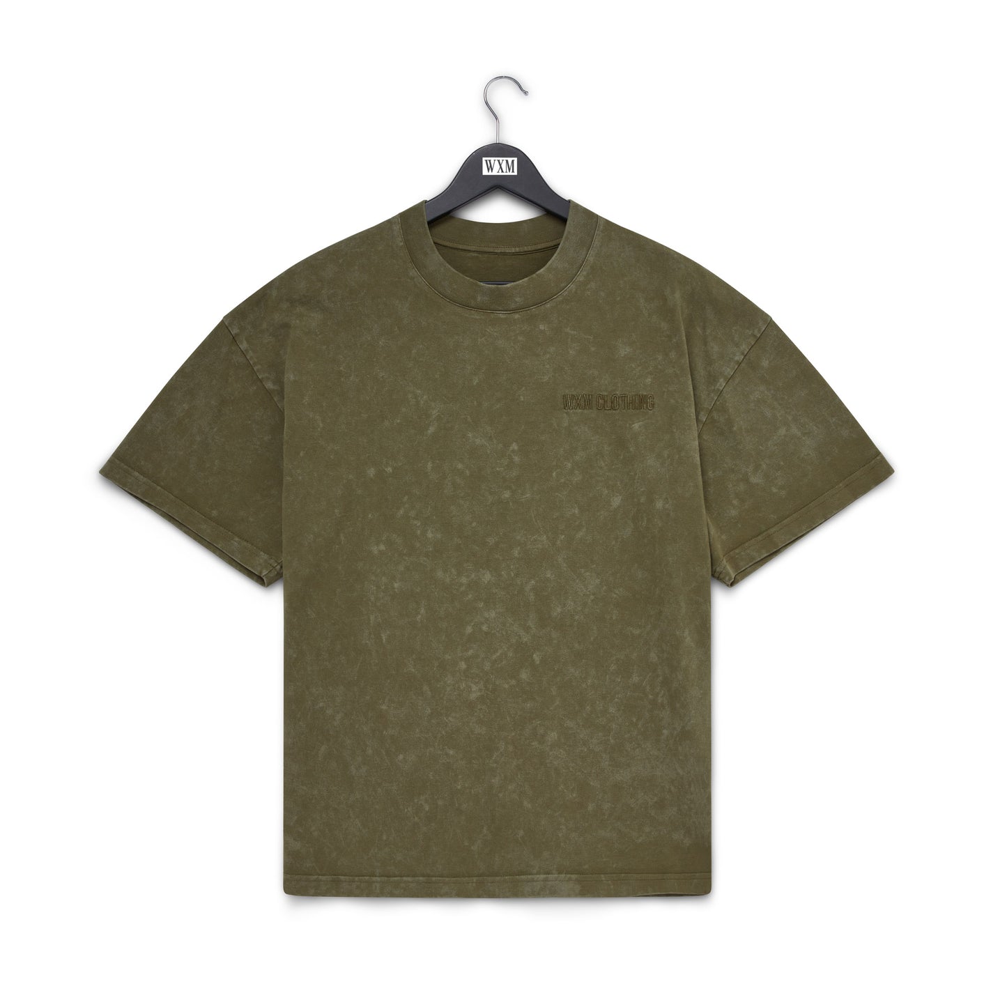 WXM Olive Acid Wash Oversize T-Shirt