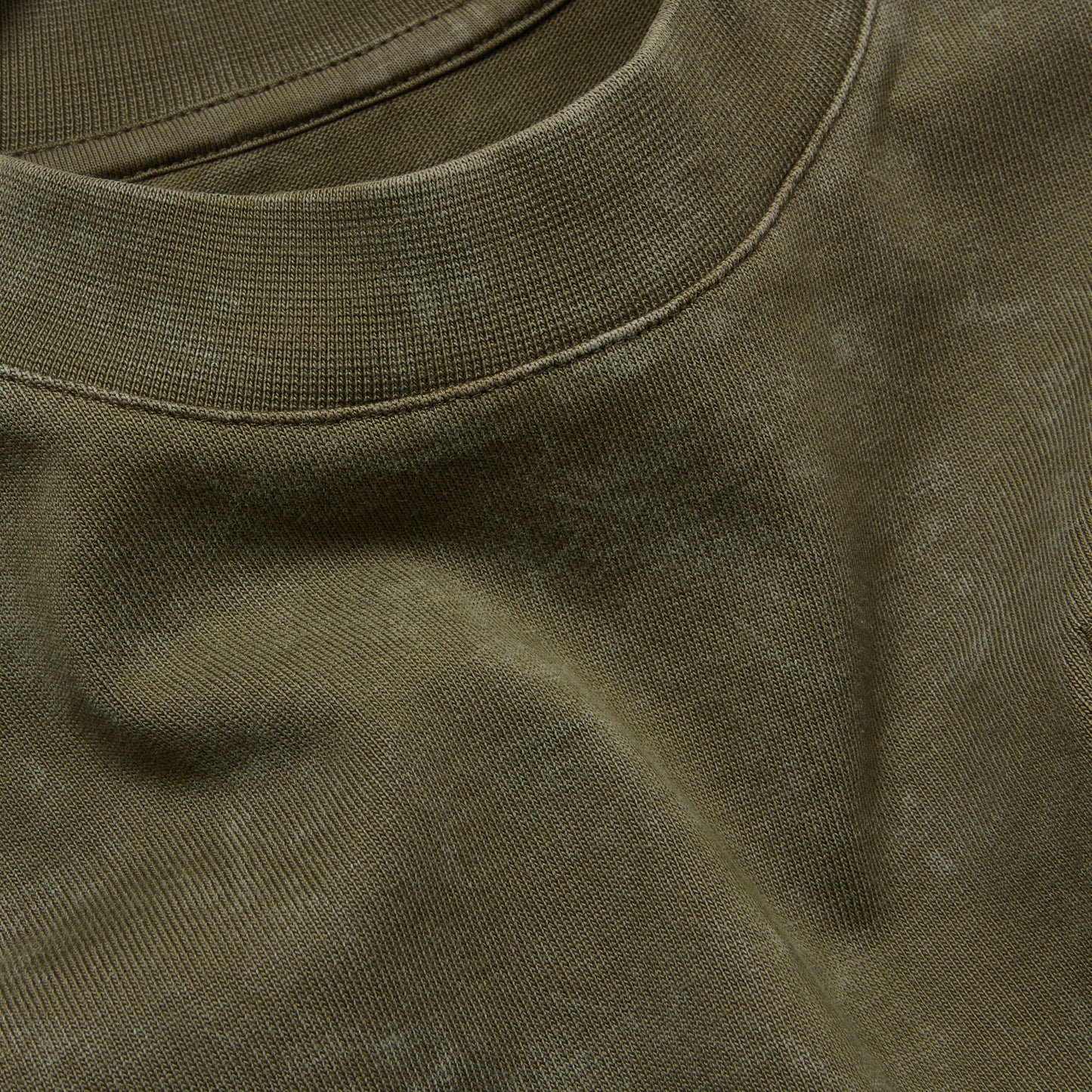 WXM Olive Acid Wash Oversize T-Shirt