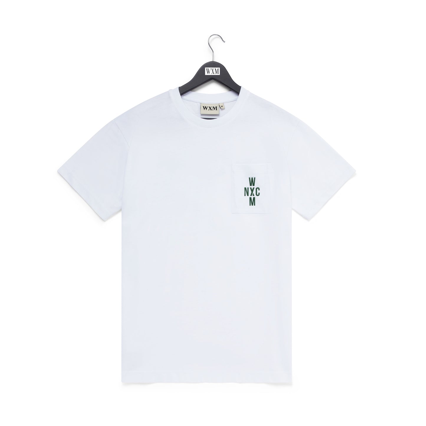 WXM NYC White & Bottle Green Relax Fit T-Shirt
