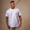 WXM NYC White & Bottle Green Relax Fit T-Shirt