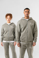 WXM Zip Hoodie - Sage