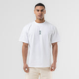 WXM White & Forest Green Oversize T-Shirt