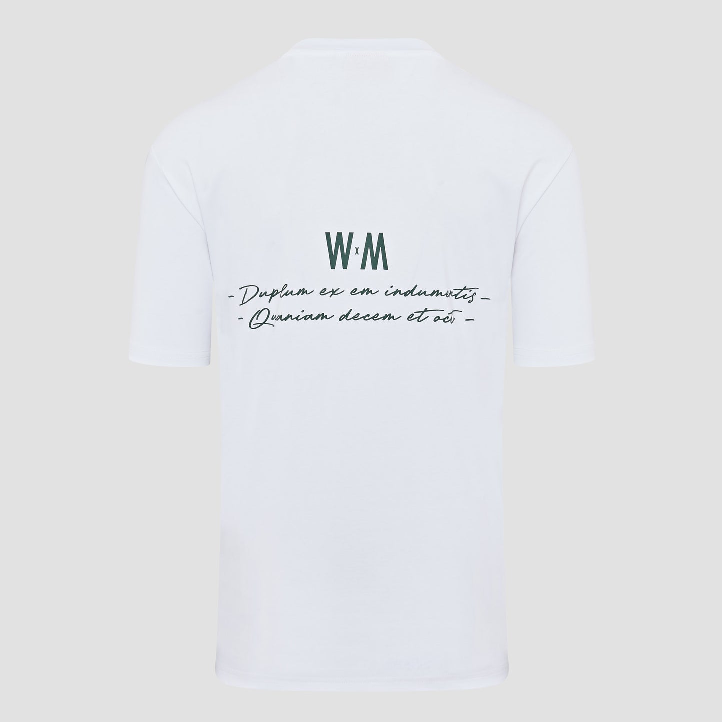 WXM White & Forest Green Oversize T-Shirt