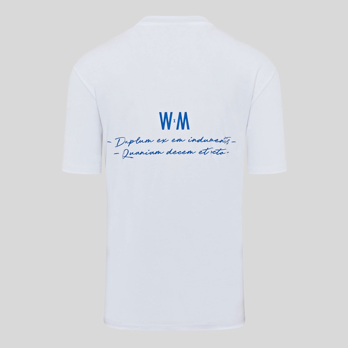 WXM White & Trypan Blue Oversize T-Shirt