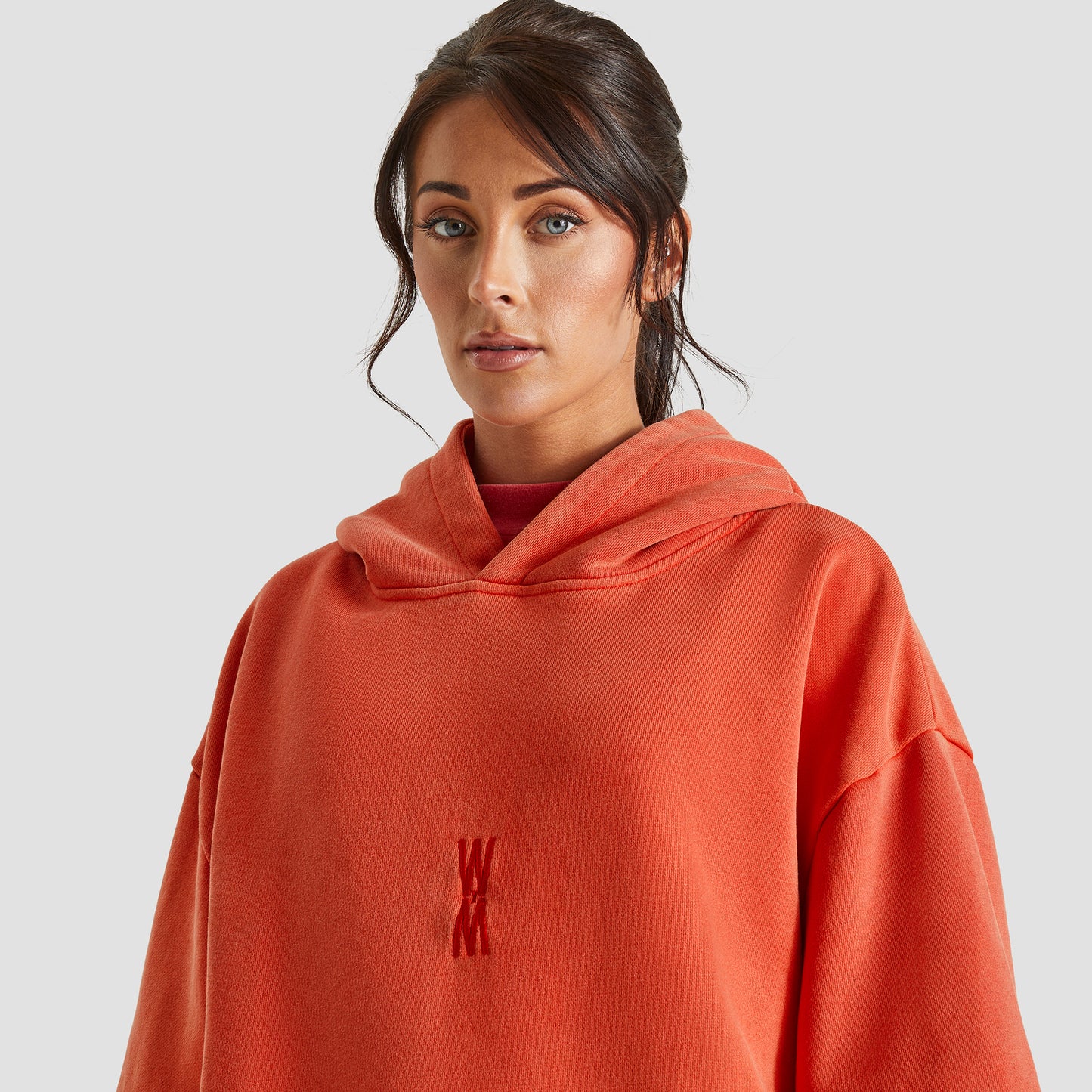 WXM Oversized Hoodie - Washed Red
