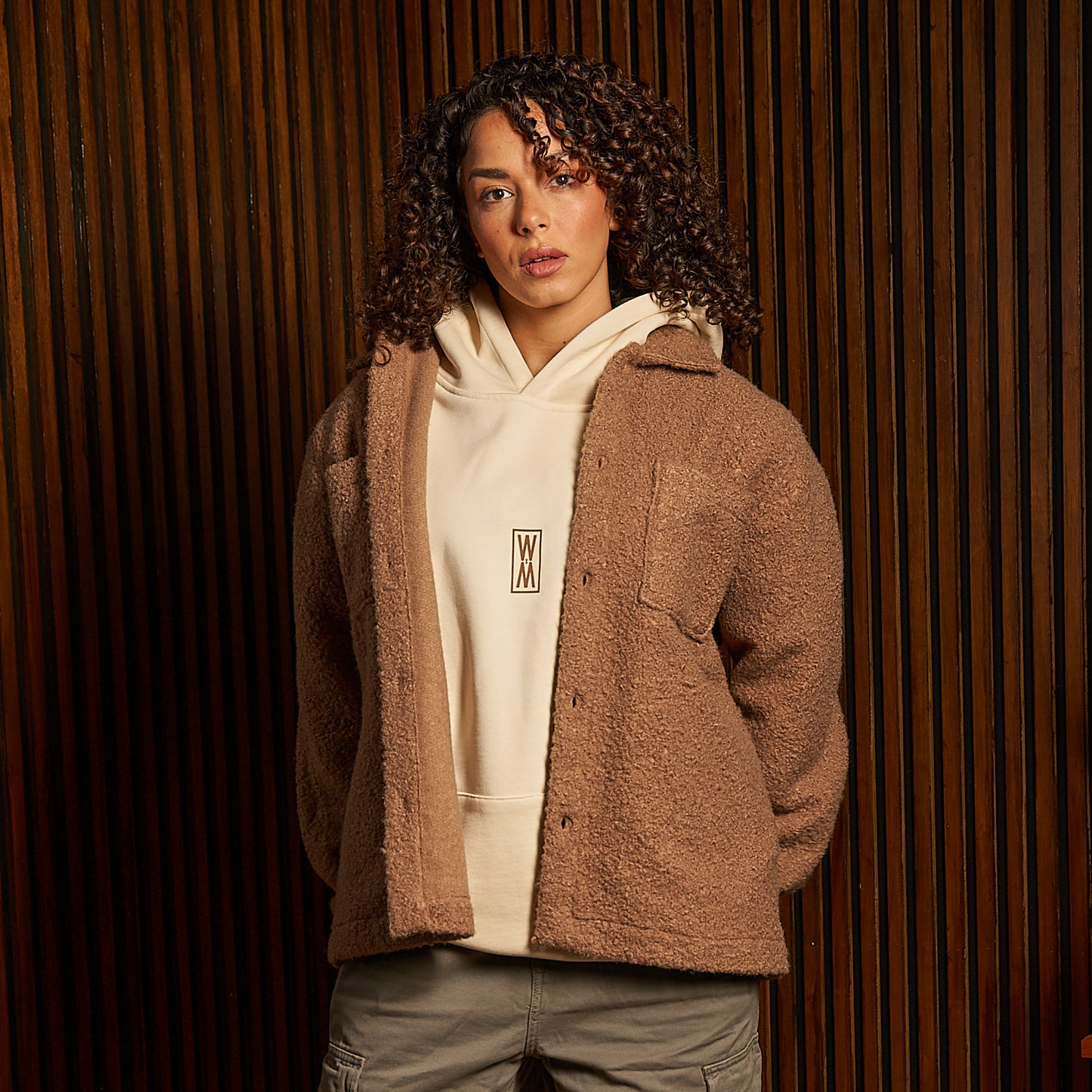 WXM Brown Bouclé Jacket