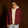 WXM Burgundy Bouclé Jacket