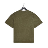 WXM Olive Acid Wash Oversize T-Shirt