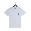 WXM NYC White & Bottle Green Relax Fit T-Shirt