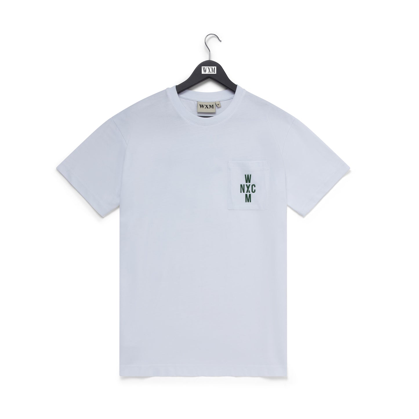 WXM NYC White & Bottle Green Relax Fit T-Shirt